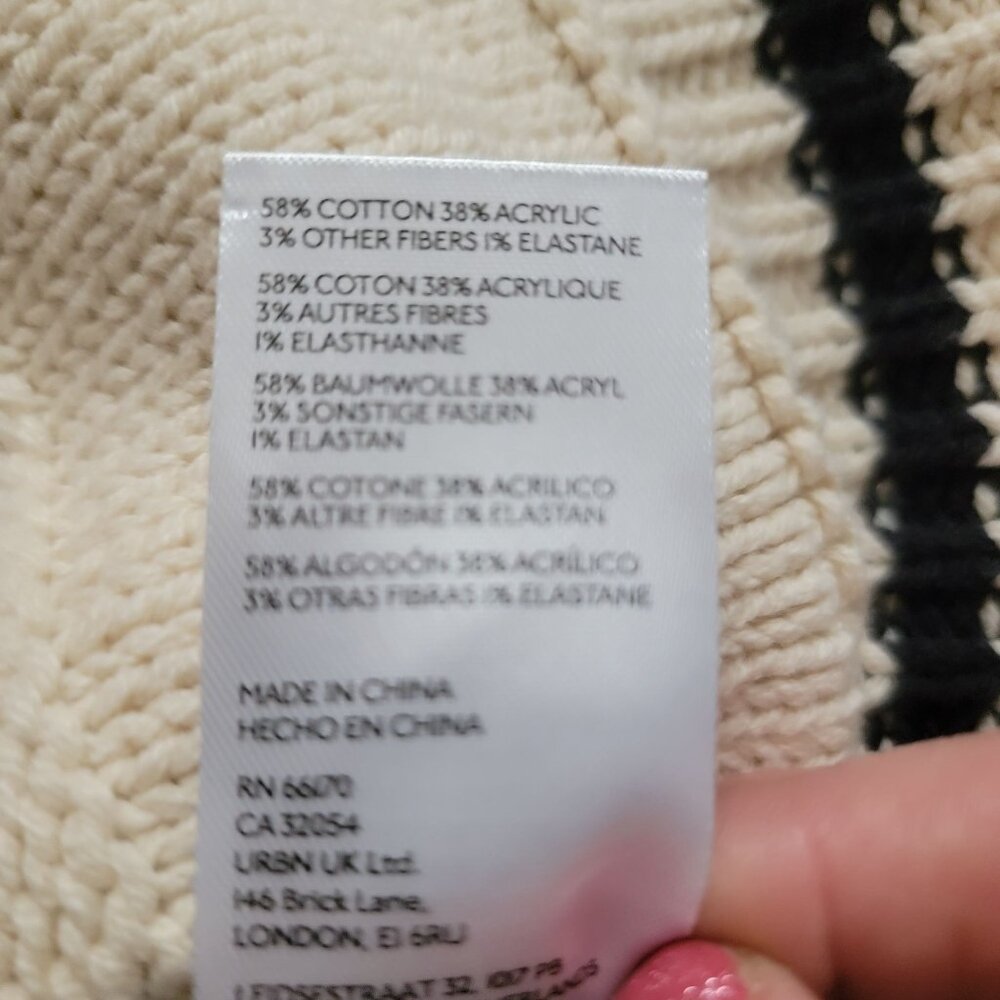 Urban Outfitters BDG Horse Knit Cardigan Women XS Intarsia Country Western Prep - Picture 5 of 7